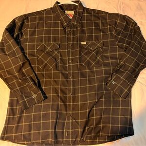 DIXXON Brown Plaid Casual Shirt